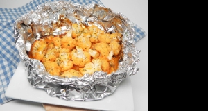 Grilled Buffalo Cauliflower in Foil