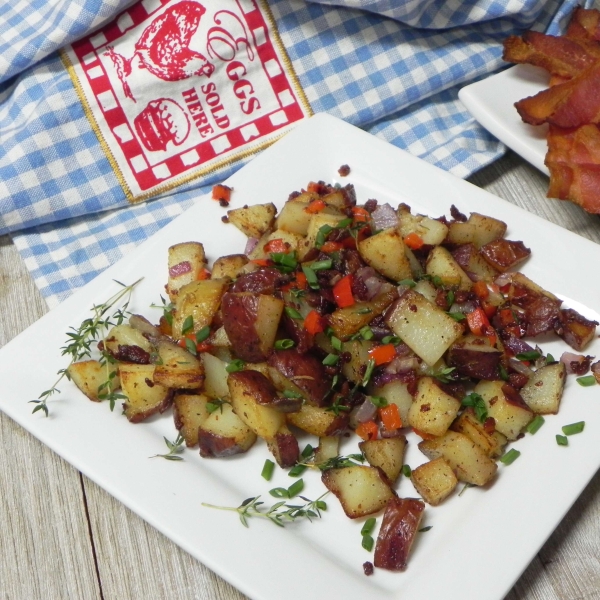 Chive-Topped Breakfast Potatoes