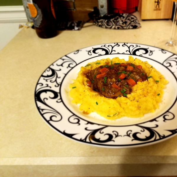 Cider-Braised Pork Cheeks
