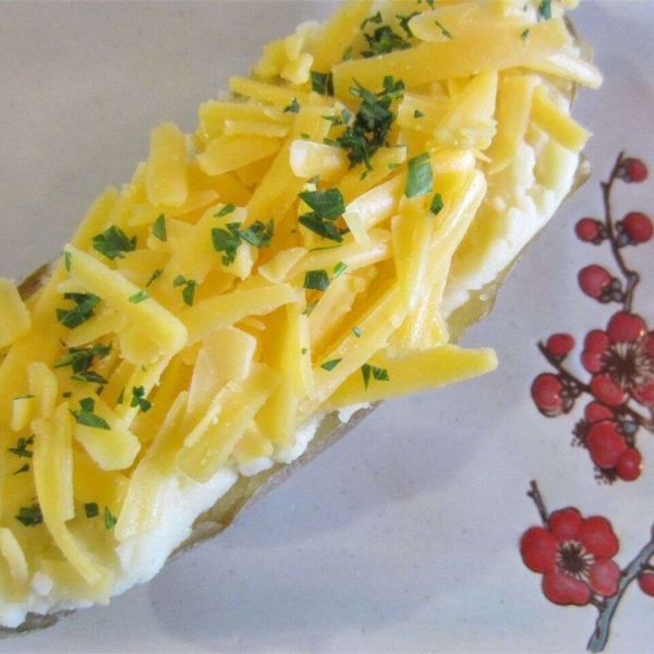 Twice-Microwaved Potatoes