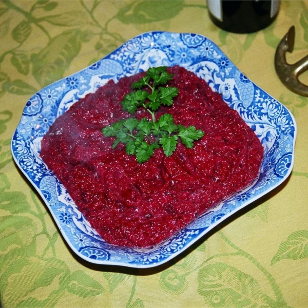 Beet and Pear Puree