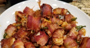 Spicy Bacon-Wrapped Scallops