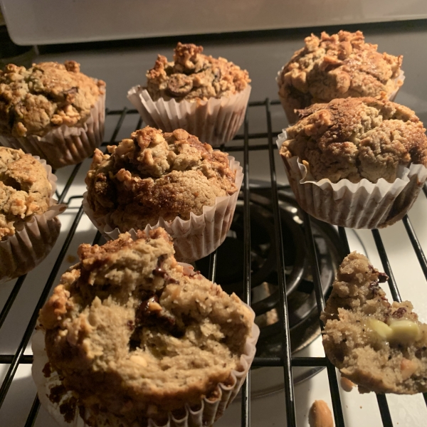 Mocha Chocolate Chip Banana Muffins