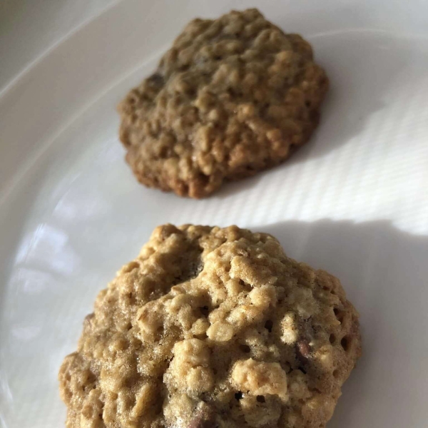 Chewy Chocolate Chip Oatmeal Cookies