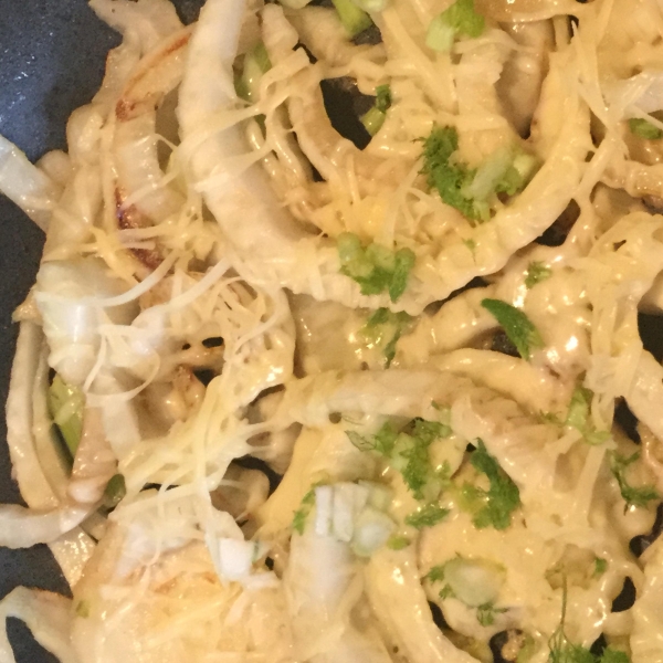 Pan-Fried Fennel with Cheese