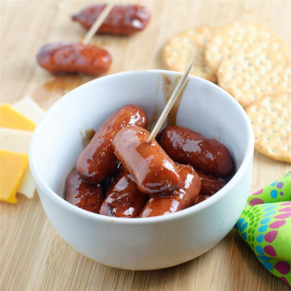Maple and Beer Glazed Lit'l Smokies® Smoked Sausage