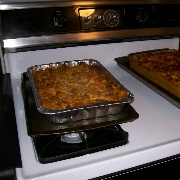 Creamy Pumpkin Pasta Bake