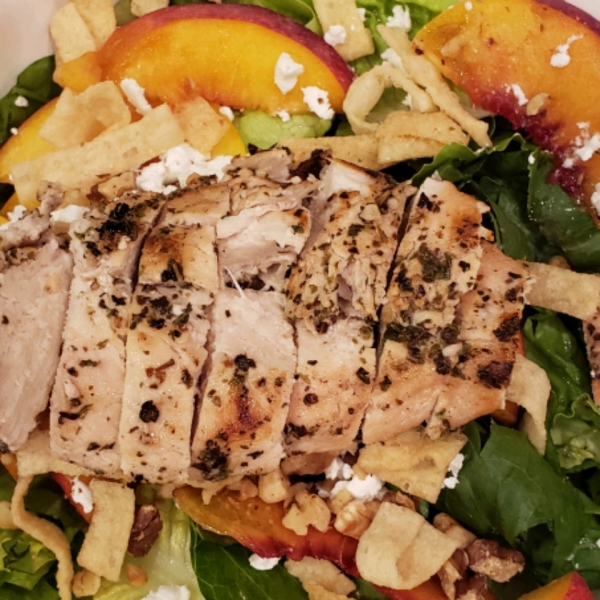 Peach and Escarole Salad