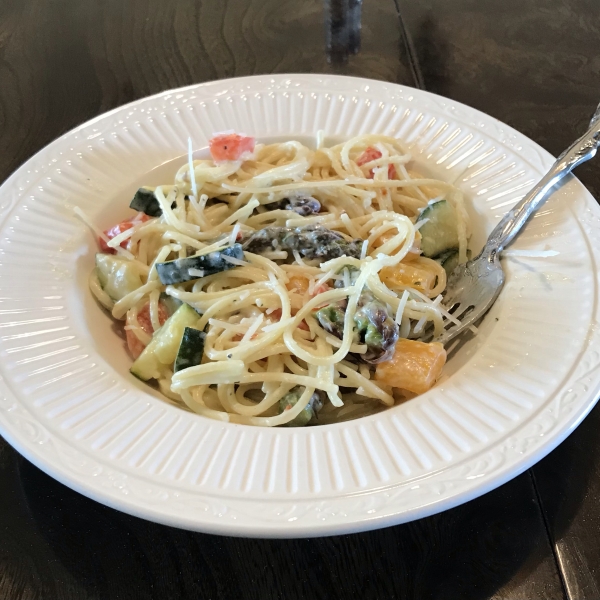 Creamy PHILADELPHIA® Pasta Primavera