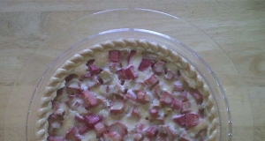 Rhubarb Pie - Single Crust