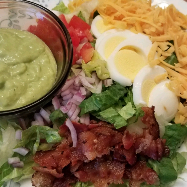 Mini Cobb Salad with Avocado Dressing