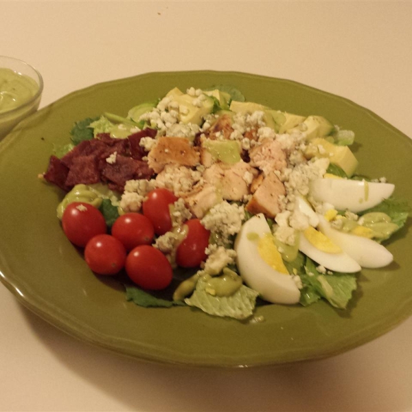 Mini Cobb Salad with Avocado Dressing