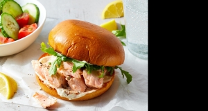 Instant Pot Salmon Sandwiches with Aioli