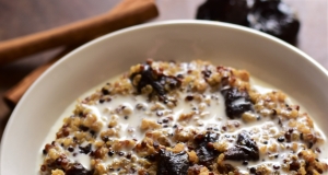 Quinoa Prune Breakfast Porridge