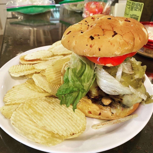 Chef John's Grilled Bacon Meatloaf Burgers