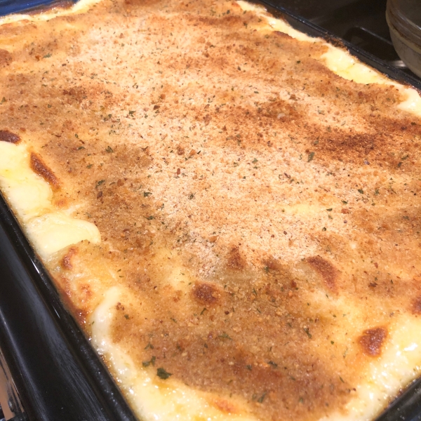 Cheesy Rutabaga Bake