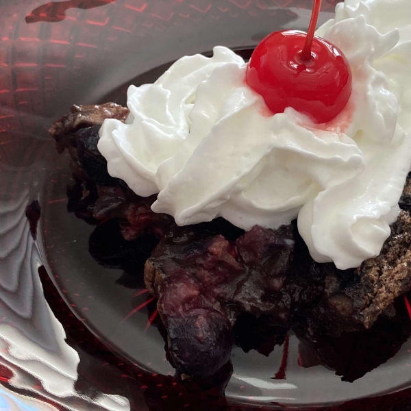 Chocolate-Mixed Berry Baked Custard