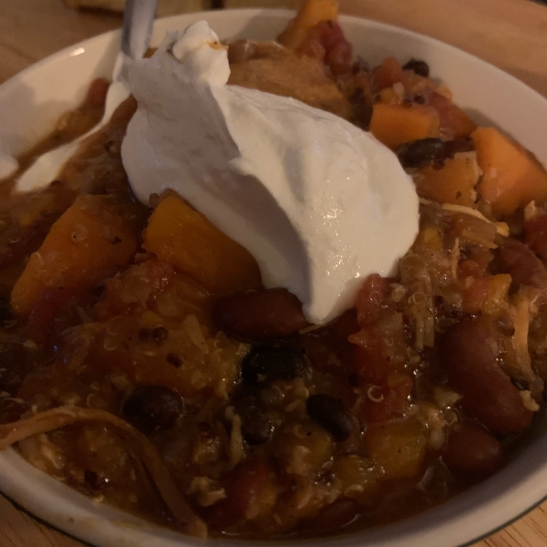 Slow Cooker Quinoa Sweet Potato Chicken