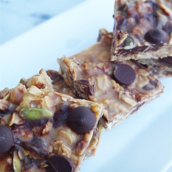 PB Chocolate Trail Mix No-Bakes