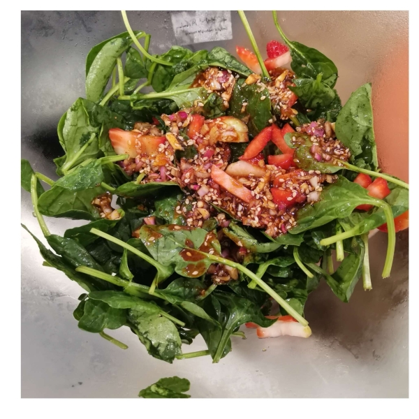 Strawberry Spinach Salad