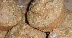 Cornmeal Millet Poppy Seed Muffins
