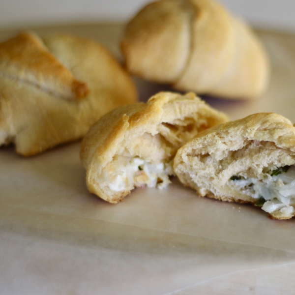 Crab and Corn Croissants