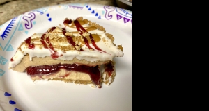 No-Bake Peanut Butter and Jelly Pie