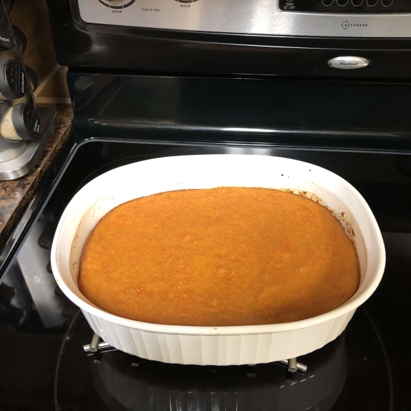 Cafeteria Carrot Souffle