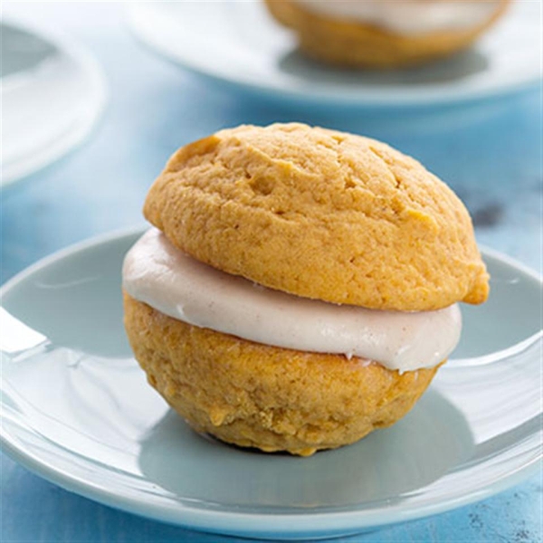 Fall Pumpkin Sandwich Cookies