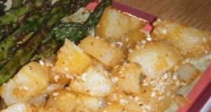 Oven Fried Sesame Potatoes