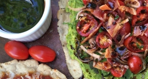 Grilled Cassava Flour Pizza Crust