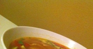 Caldo de Pollo con Arroz (Chicken Soup with Rice)