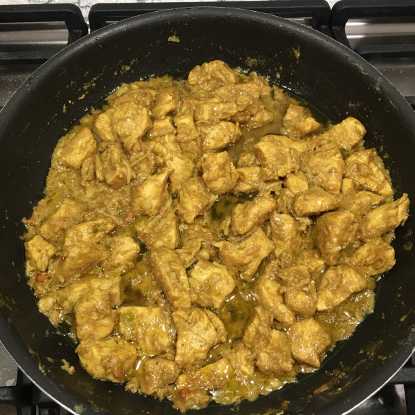 Coconut Curry Chicken and Peanuts