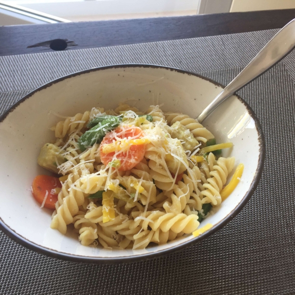 Whole-Family Pasta with Broccoli and Cauliflower