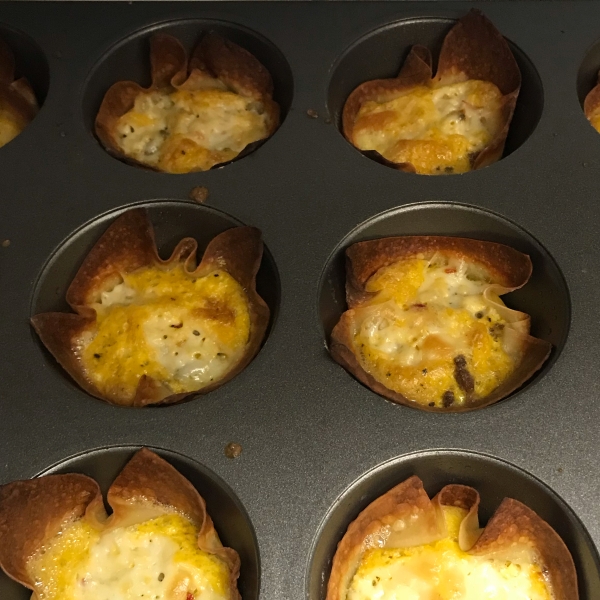 Wonton Egg Cups