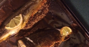 Oven Roasted Trout with Lemon Dill Stuffing