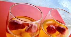 White Sangria with Frozen Fruit