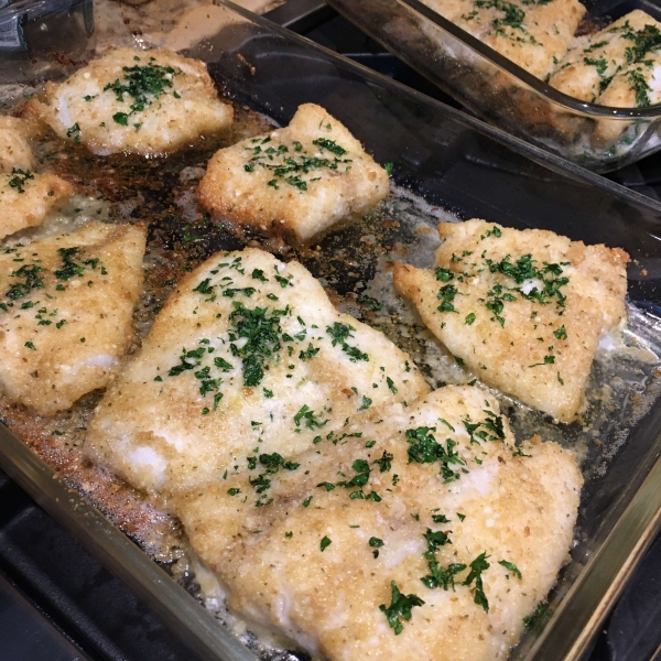 Baked Orange Roughy, Italian-Style