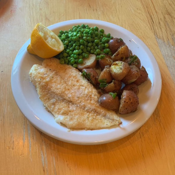Baked Orange Roughy, Italian-Style