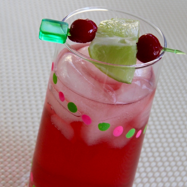 Light Cranberry-Coconut Refresher