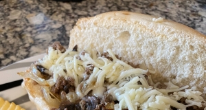 Corey's Steak, Cheese, and Mushroom Subs