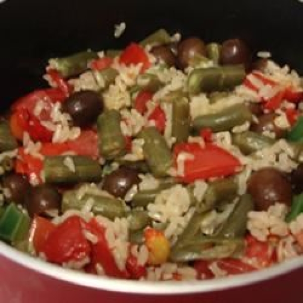 Mediterranean Rice Salad