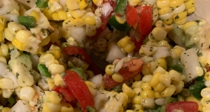 Corn Salad with Lime Vinaigrette