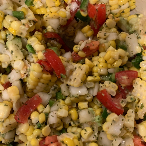 Corn Salad with Lime Vinaigrette