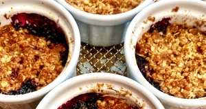 Blackberry Crisp with Frozen Berries