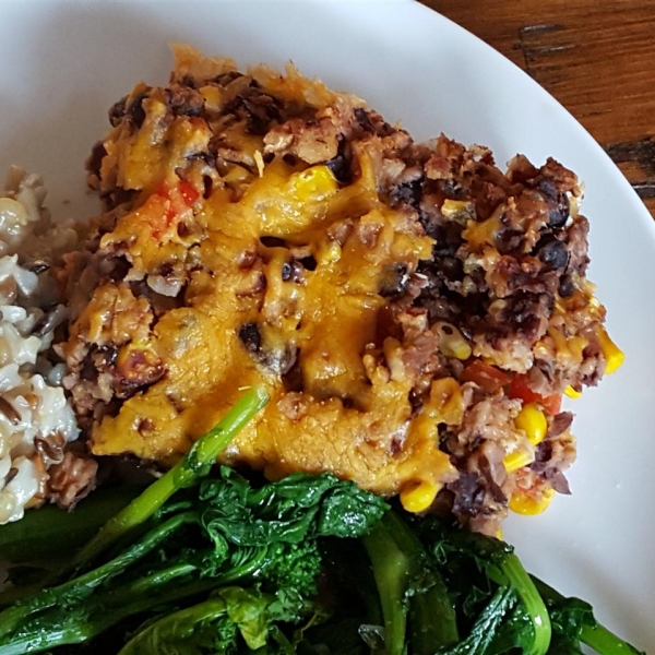 Black Bean Vegetarian Meat Loaf