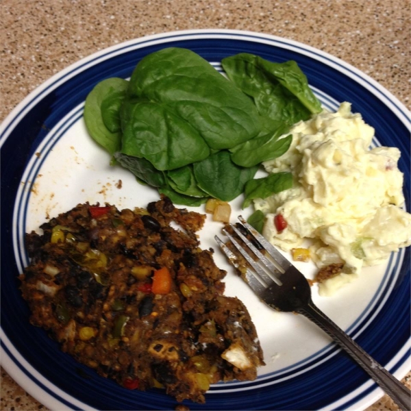 Black Bean Vegetarian Meat Loaf