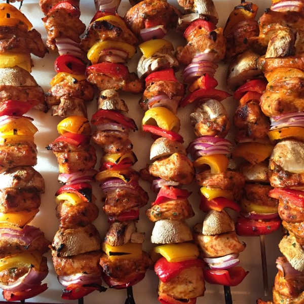 Chicken Fajita Kabob