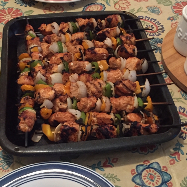 Chicken Fajita Kabob