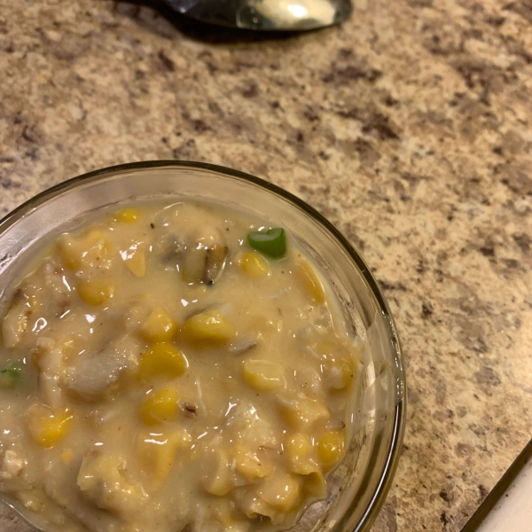 Cajun Corn and Crab Bisque
